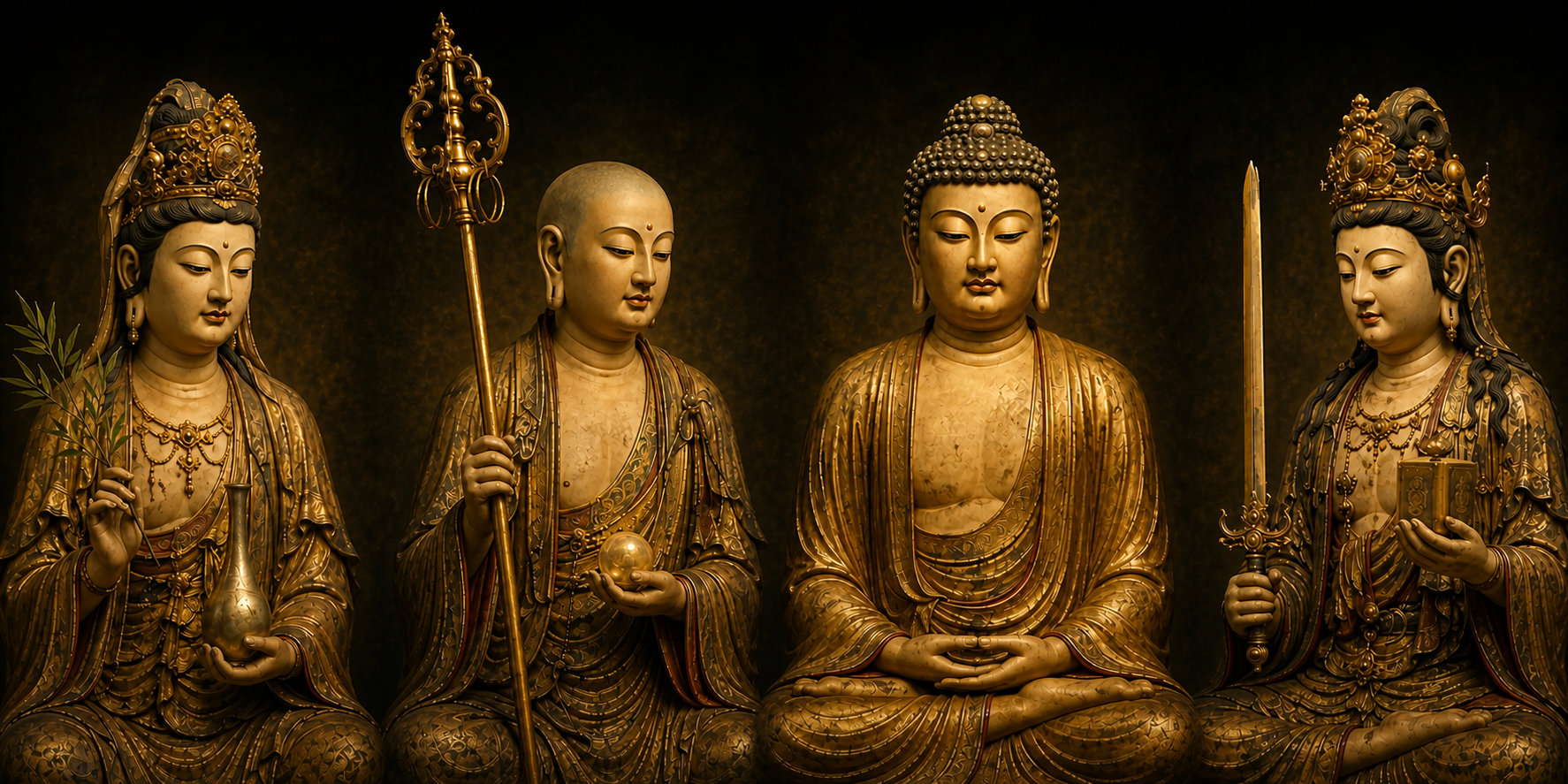 Compassion · clarity · great vow · wisdom in practice