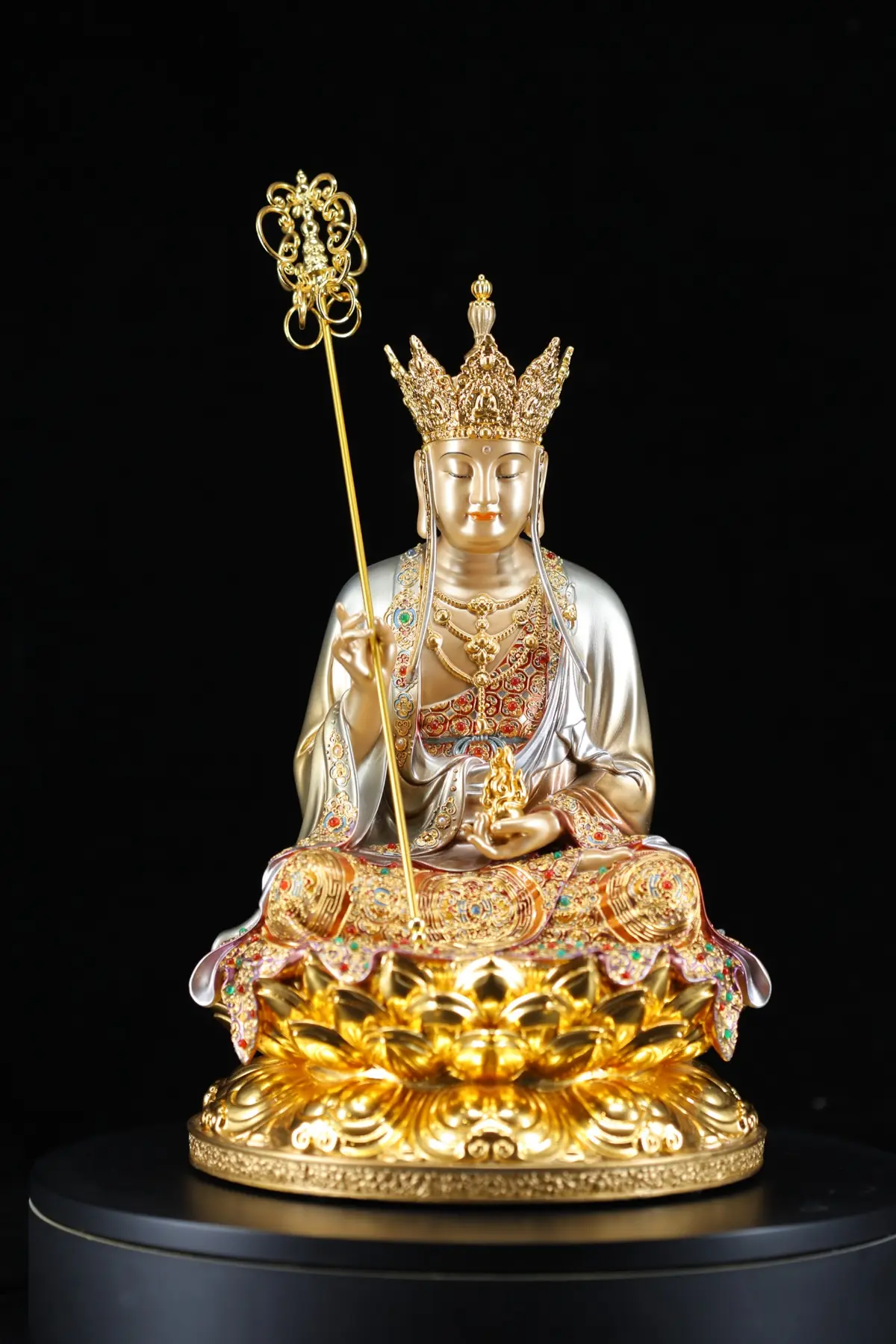 Ksitigarbha on Lotus