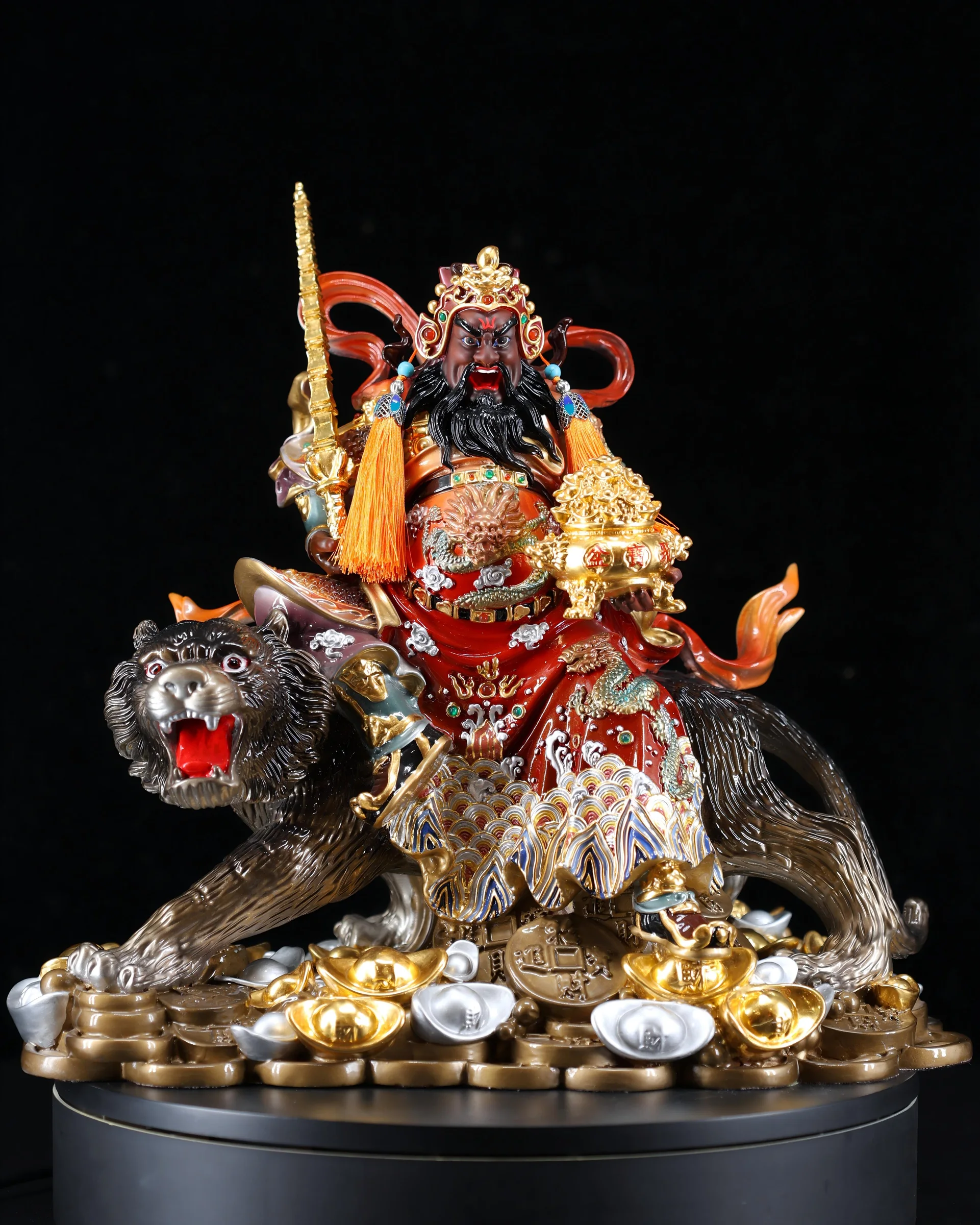 Zhao Gongming — Purple-Robed Martial God of Wealth — Front view