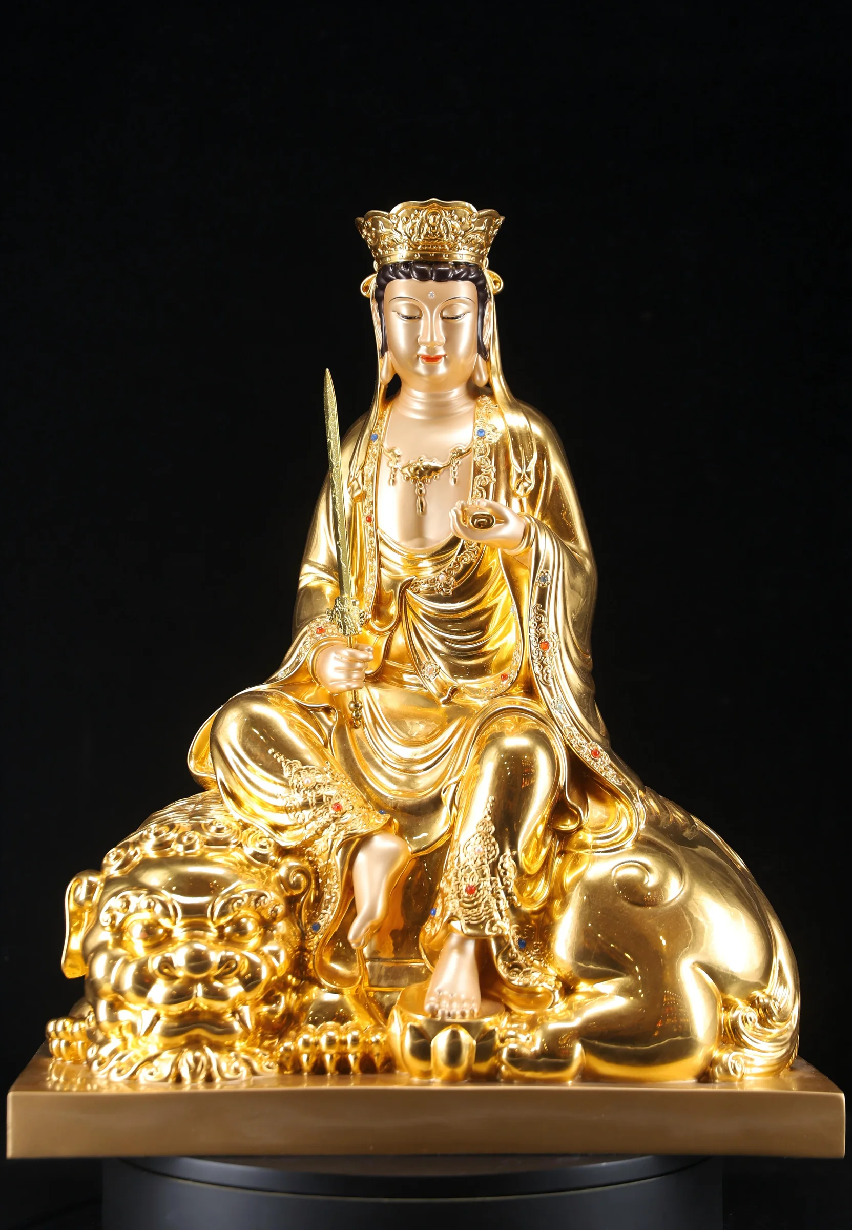 Manjushri — Round Halo — Front view